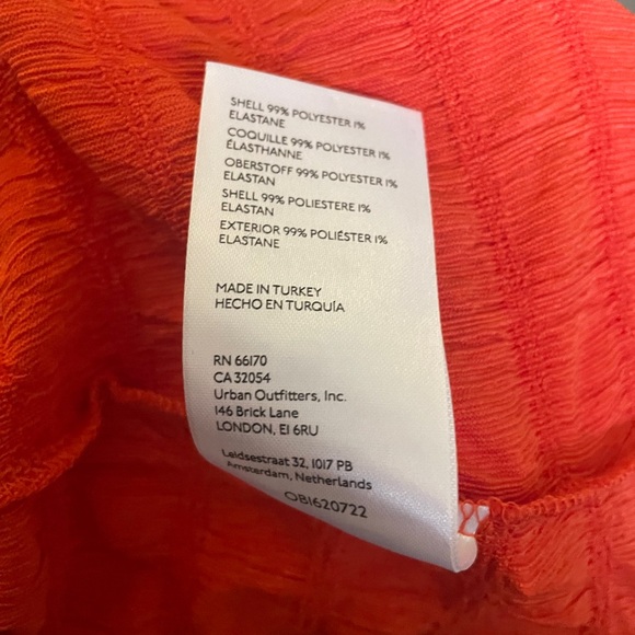 Urban Outfitters Shirred Pant in Orange-Red - Picture 10 of 10